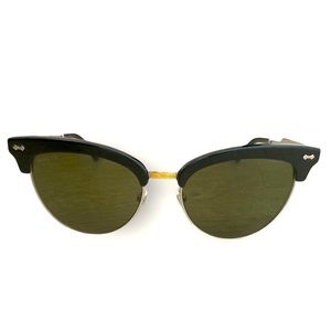 GUCCI Green Lens Cat Eye Sunglasses​